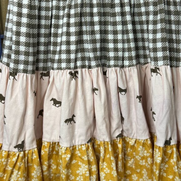 Sweet Honey Fall Tiered Maxi Dress โ Size 5Y - Picture 5 of 6